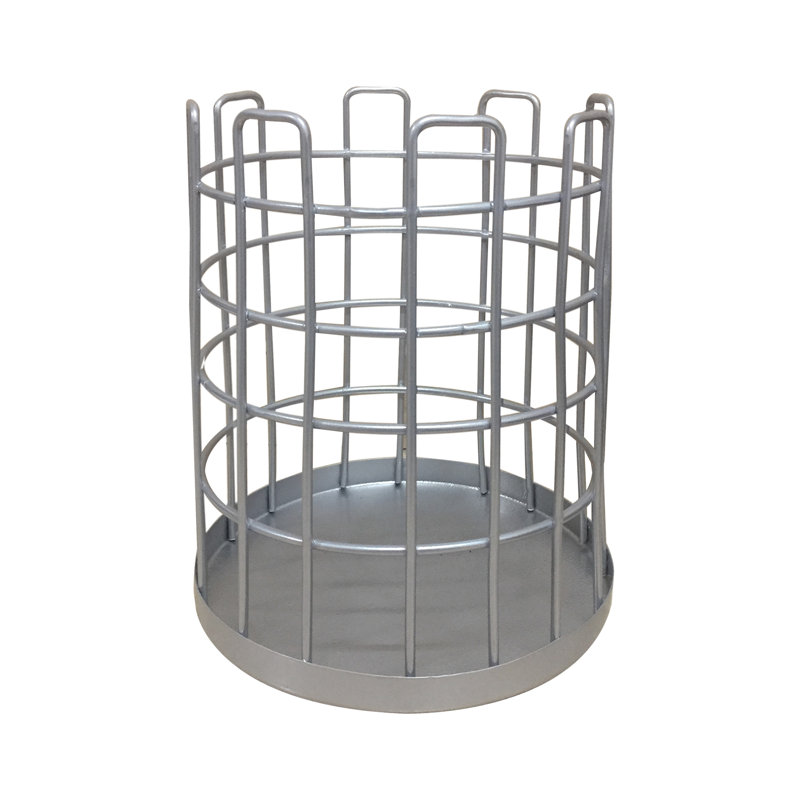 Pot à ustensiles lourd, 6,75 po x 5 po, Étain