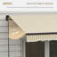 Auvent rétractable de 12 pi x 10 pi Outsunny -1336880651-1336880648