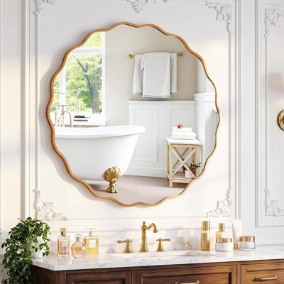 Metal Round Mirror