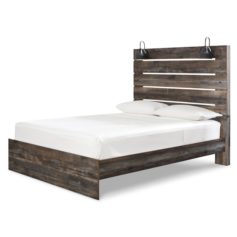 Drystan King Panel Bed, Grand lit