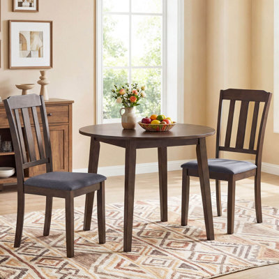 Dining Chairs Set of 4 with Comfortable Backrest & Padded Seat for Living Room