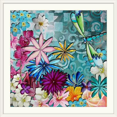 "" par megan duncanson, reproduction d’art Whimsical Floral Collage