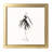 Set of 3 Hand Painted Ballerina Poses, Abstract Wall Art, Black and White