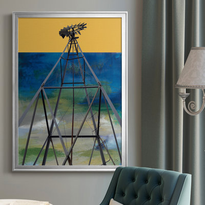 " Windmill Abstract " Graphic Art Print