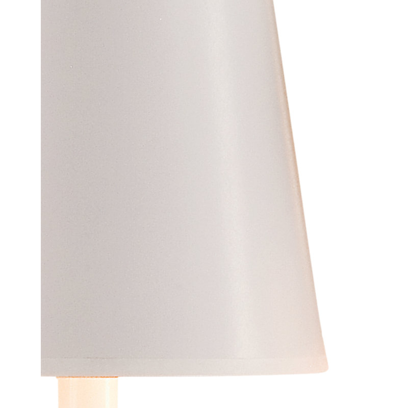 Abat-jour de lustre en papier blanc