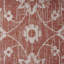 Tapis intérieur / extérieur à motif floral terracotta Nicole Miller-67637693