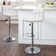 Stallcup Swivel Upholstered Counter Stool with Metal Frame