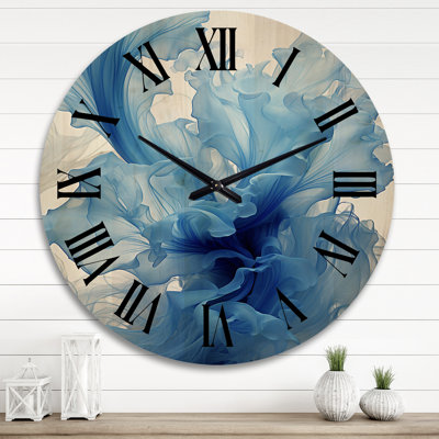 Horloge murale encre liquide