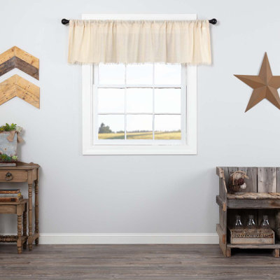 Cotton Tailored Window Valance