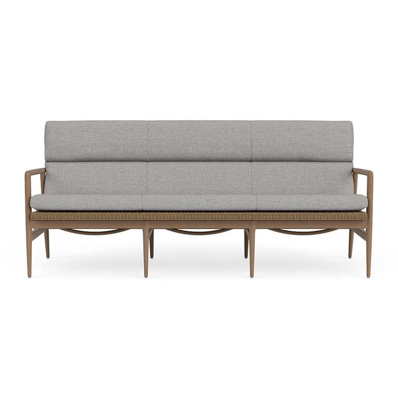 Cascade Outdoor 3 - Seat Patio Sofa, Demo Stone, Fawn