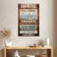Plaque murale Kema Inspirational House Rules-108501683