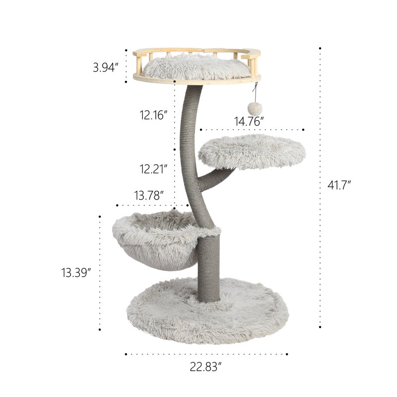 Oppelo 41.73'' H Cat Tree
