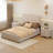 Jitsuo Tufted Upholstered Platform Bed-323897047-323897051