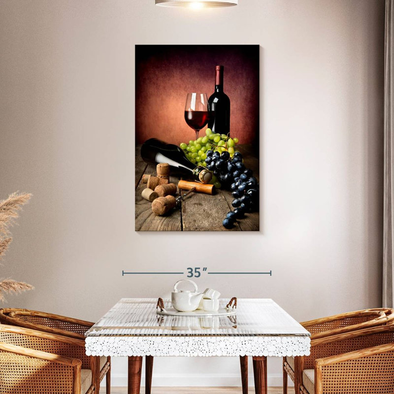 Yarlin Exquisite Red Wine, 45" H x 30" W