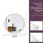 Round Wood Frame Decorative Mirror-1368369739-1368369740