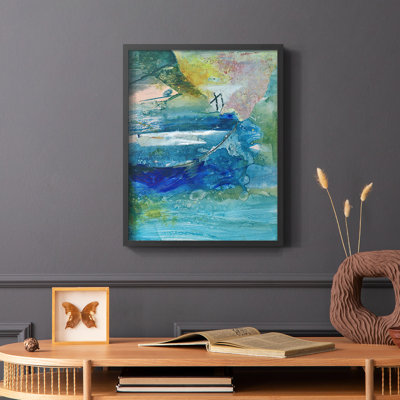 «Spring Winds VII», reproduction encadrée - bois massif