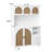 68''H Accent Cabinet With Open Shelf