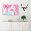 Pink Cherry Blossom Tree In Spring In Abstract - Wrapped Canvas-55337379