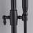 8-Inch Complete Rain Shower Combo System, Air-Injection Rainfall Spray, 3-Function Hand Shower, Wall Mounted in Matte Black