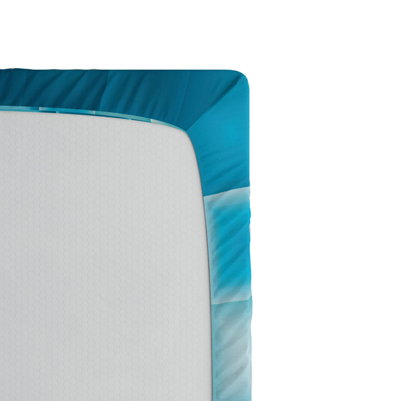 Microfiber Geometric Fitted Sheet, Full Fitted Sheet