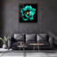 Superbe peinture décorative en verre trempé de 19,7 po x 19,7 po | 100% verre trempé, épaisseur: 0,16 pouce | Impression UV pour des couleurs éclatantes | Parfait pour la décoration intérieure, le salon ou le bureau-1233760844