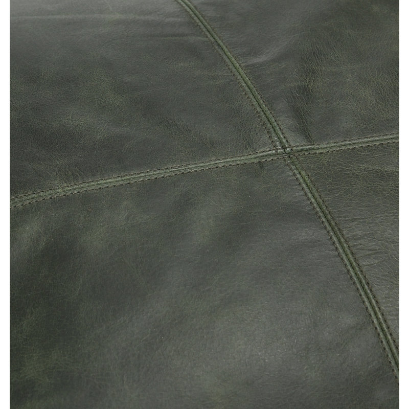 Housse et insert de coussin Cutler, Vert forêt, Carré 24 po