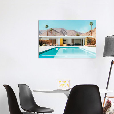 Mid-Century Modern Palm Springs - Framed Wall Art Print