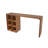 Retro Brown Rectangular Solid Wood Bar Table