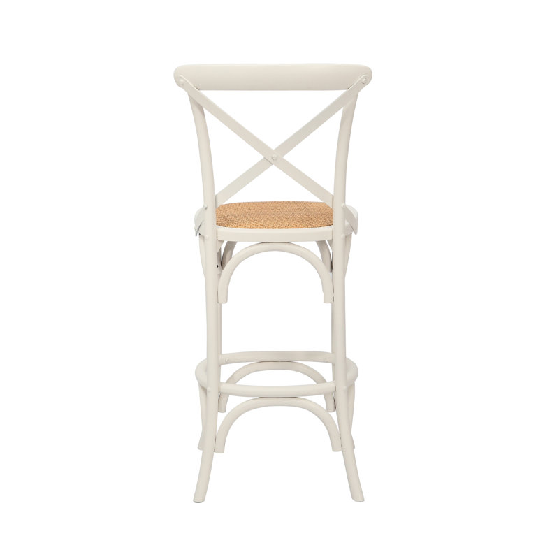 Lisa Bar Stool, Bar Stool (29.53” Seat Height), White