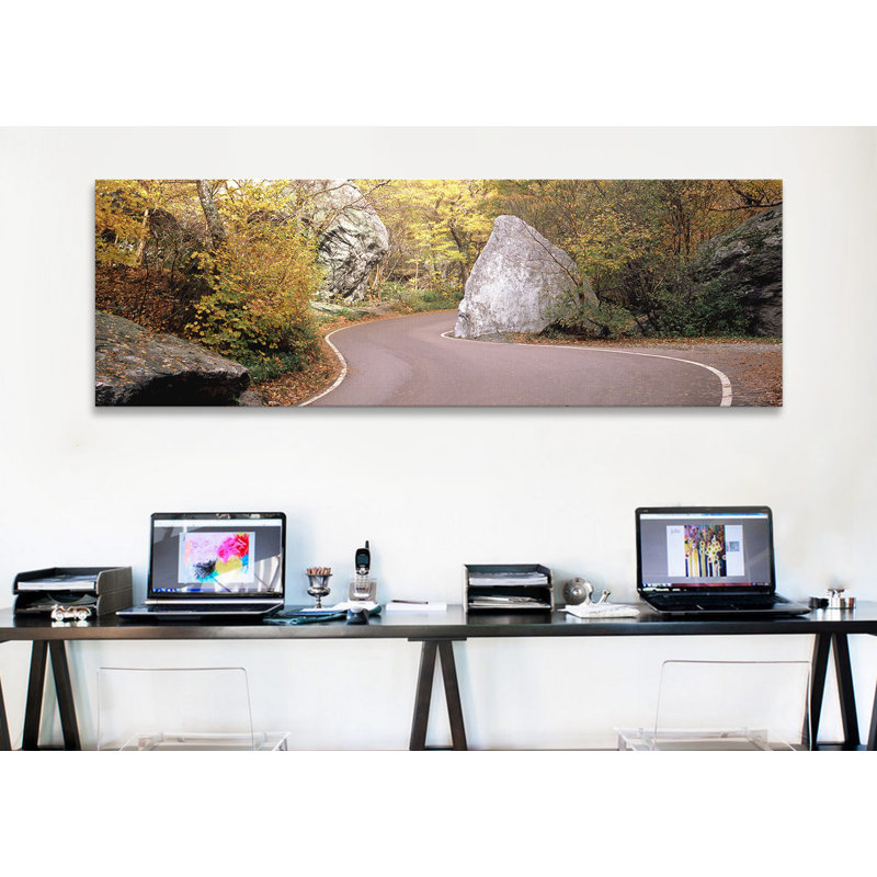 «Panoramic Stowe, Lamoille County, Vermont», reproduction de photo sur toile, H 16 po x l 48 po x P 1,5 po
