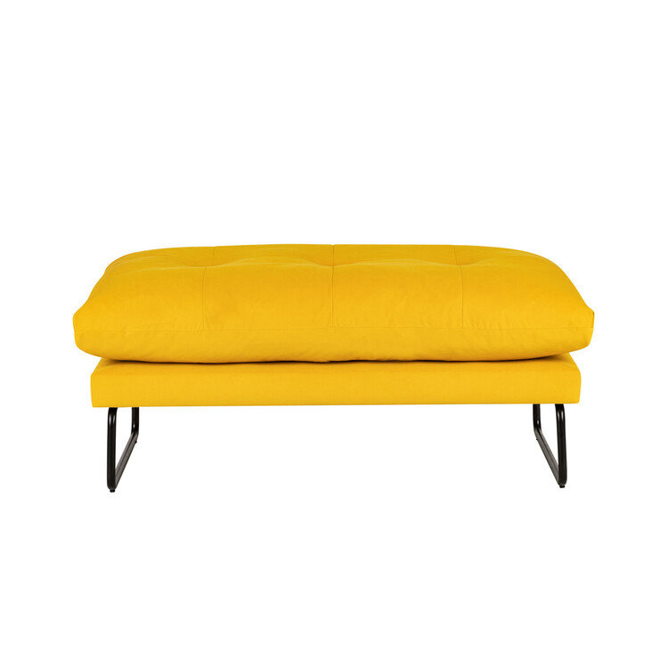 Repose-pieds Rafayel, Velours jaune
