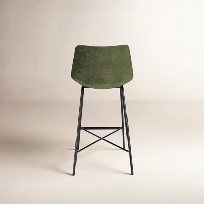 Paxton 24" Velvet Counter Stool