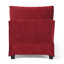 Canapé-lit simple en chenille avec repose-pieds Chenille-1216547349