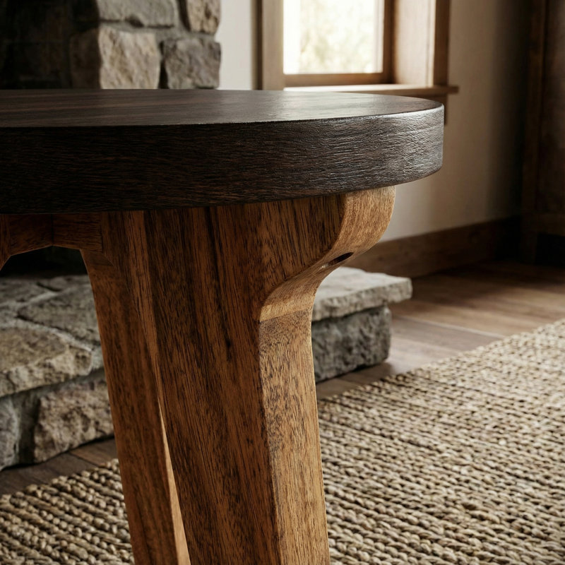 Solid Wood End Table