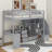 Twin Size Loft Bed With Desk And Drawers-377568924