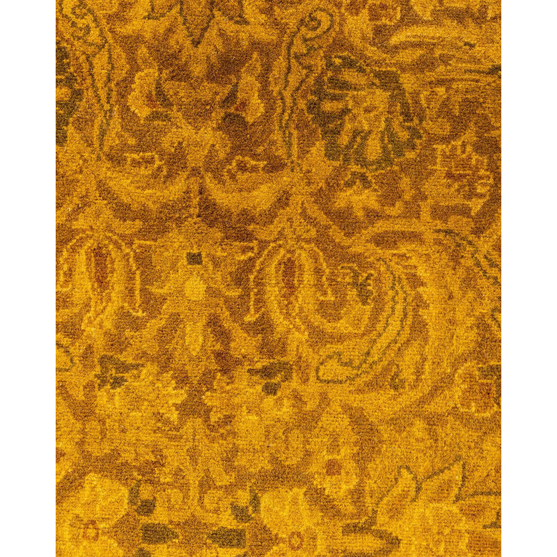 Overyed One-of-a-Kind Rectangle 4'1" x 6'3" Hand Knotted Area Rug