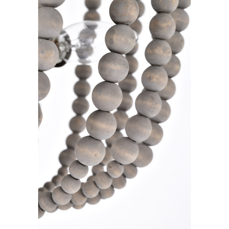 Plafonnier semi-encastré 3 lumières 15,75 po Kocher, Fer rustique, Argent
