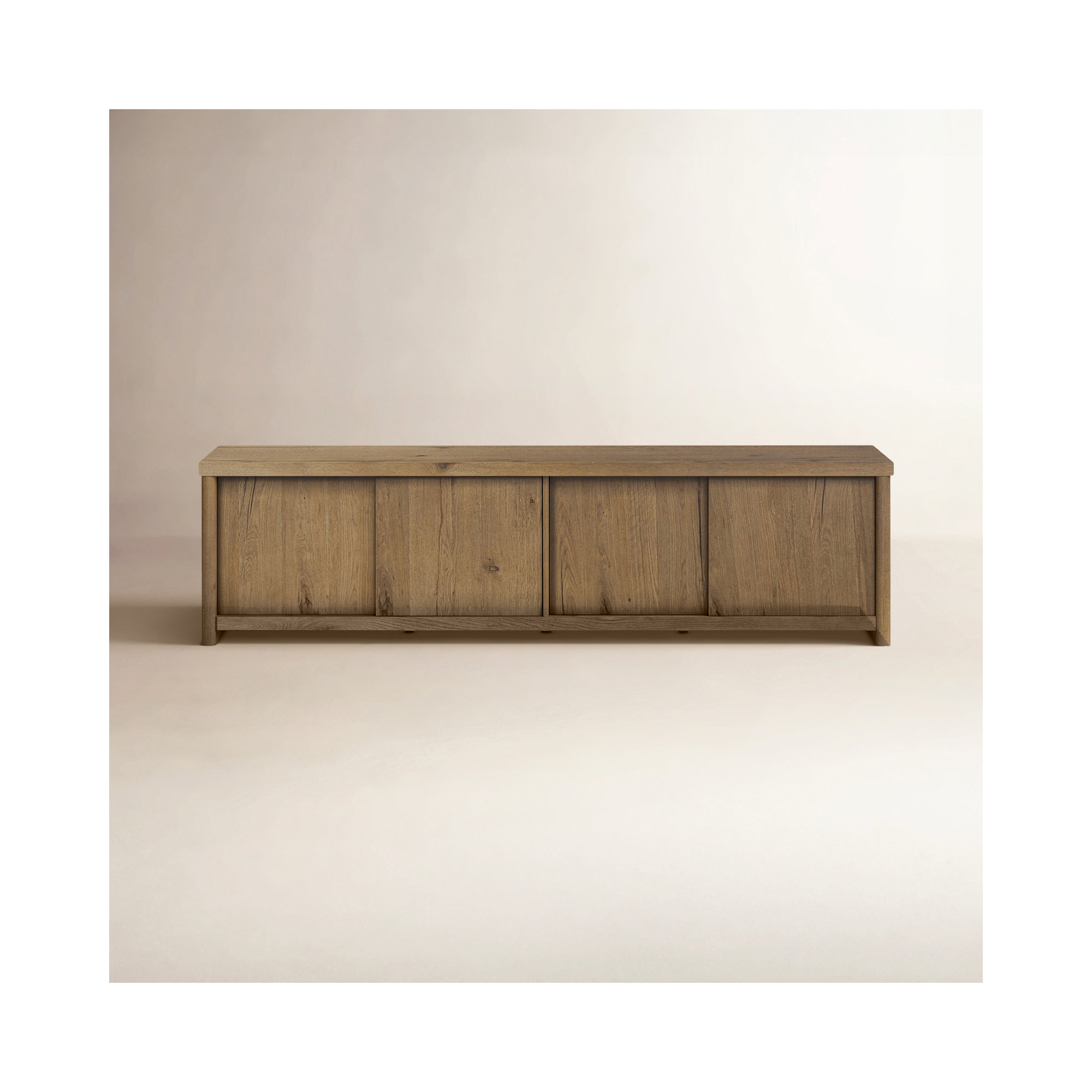 Storybook 94'' Media Console, Light Brown
