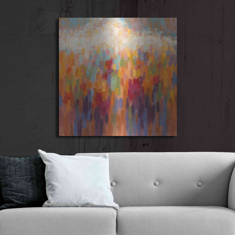 «Poppy Mosaic» par Claire Hardy, H 36 po x l 36 po