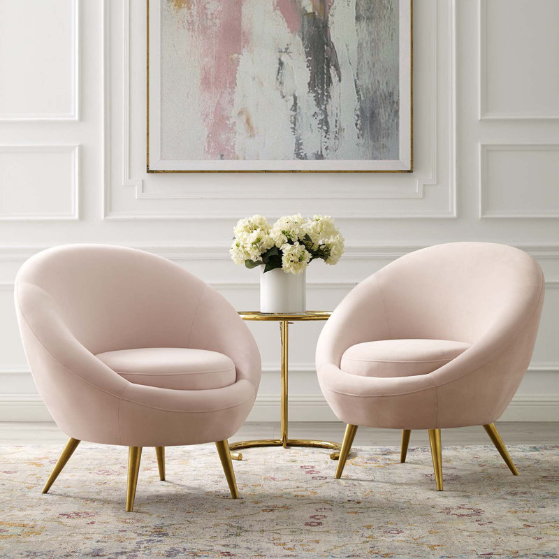 Fauteuil d'appoint circuit Performance, Rose
