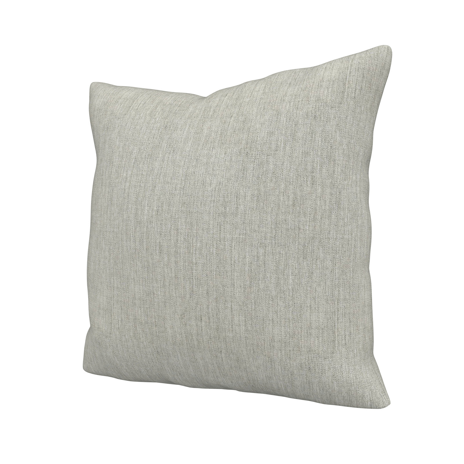 Sunbrella® Throw Pillow, Square 20", Canvas Granite Sunbrella® Canvas