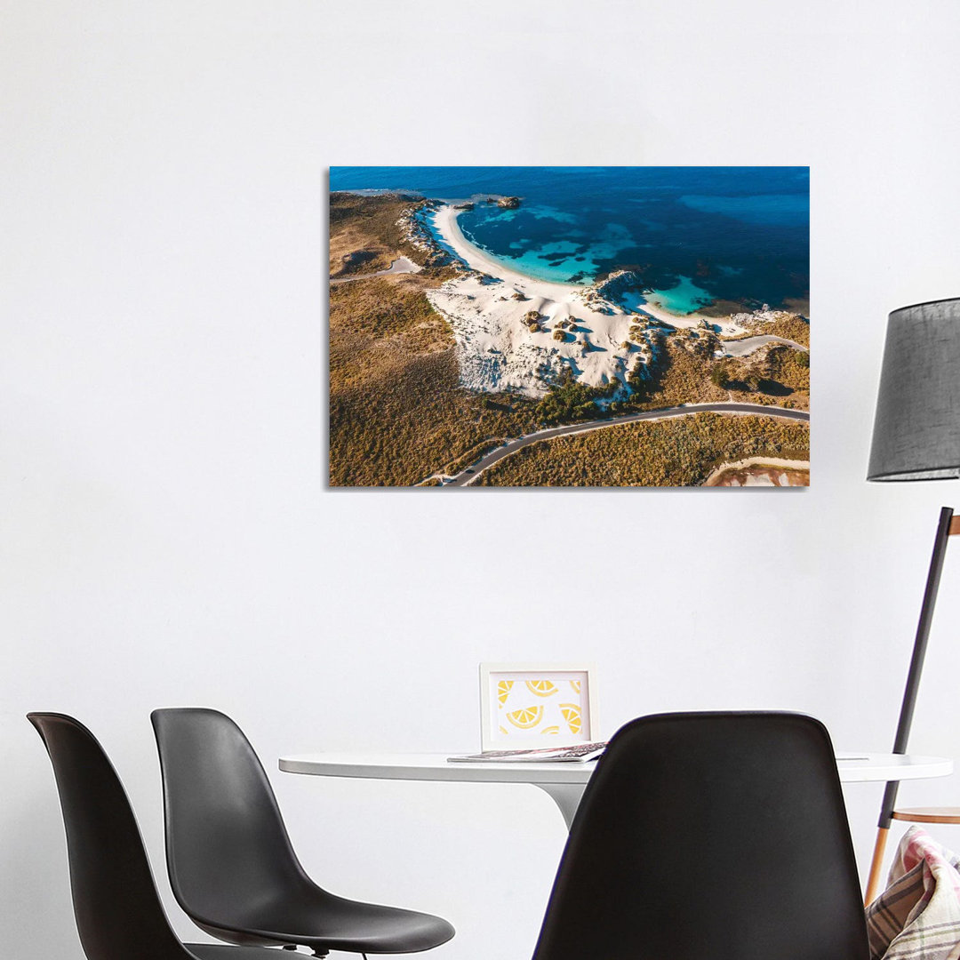 Turquoise Bays With Coastal Road by James Vodicka - Wrapped Canvas Gallery-Wrapped Canvas Giclée
