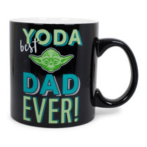 Star Wars Mandalorian The Child Bab Yoda Grogu 18 oz Ceramic Mug with Sculpted Lid