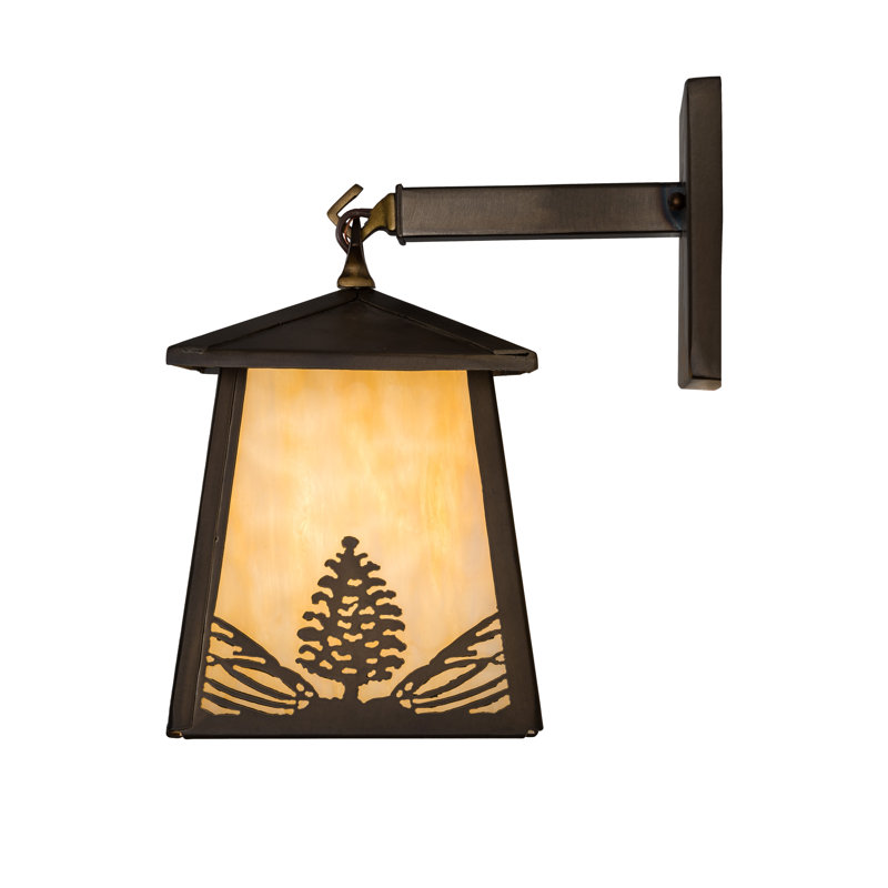 Rustic Lodge Copper Wall Light