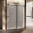 60"x76" Frameless Shower Door With Premium Glass And Easy-cleaning