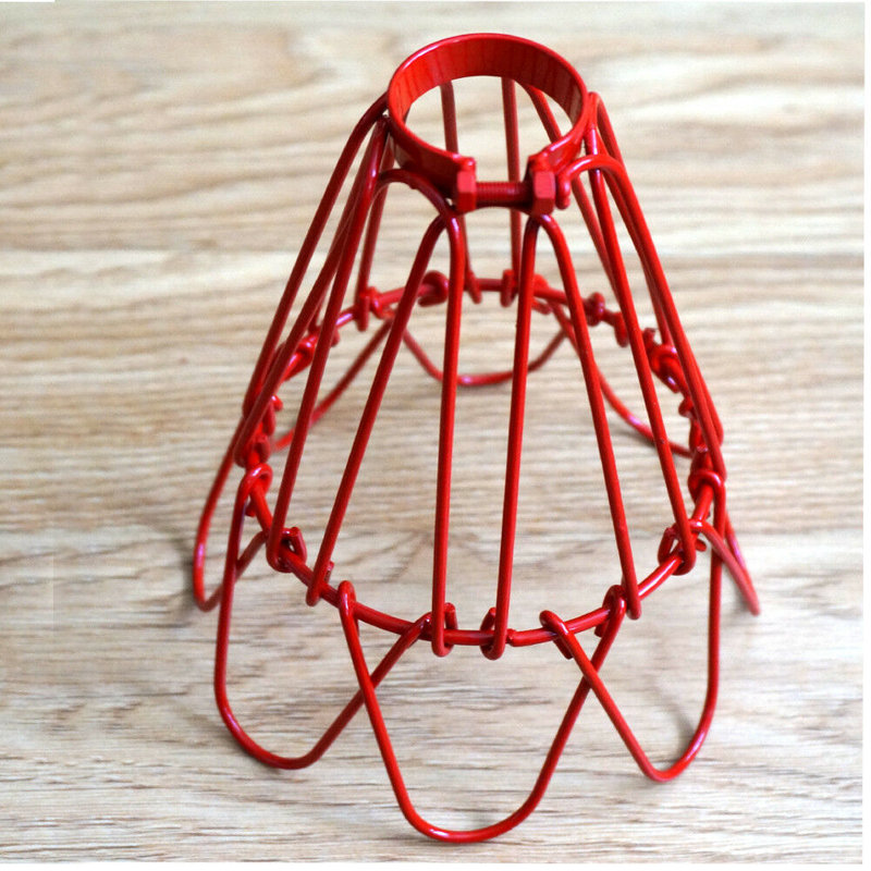 39.37cm H Metal Novelty Lamp Shade ( Uno ) in Red