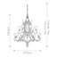 Pritzker 18 - Light Shaded Chandelier