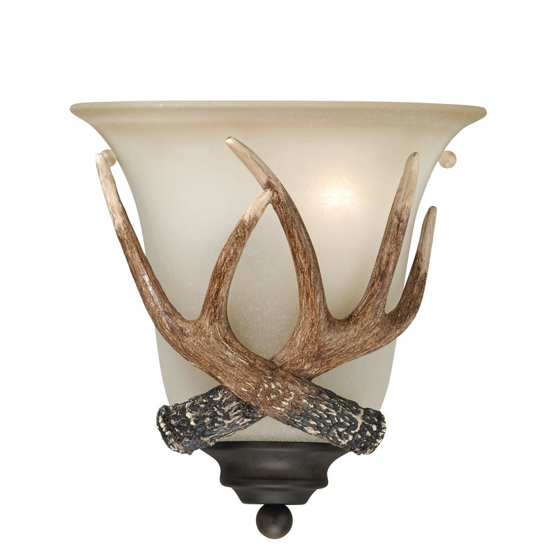 Crotts Resin Flush Mounted Sconce