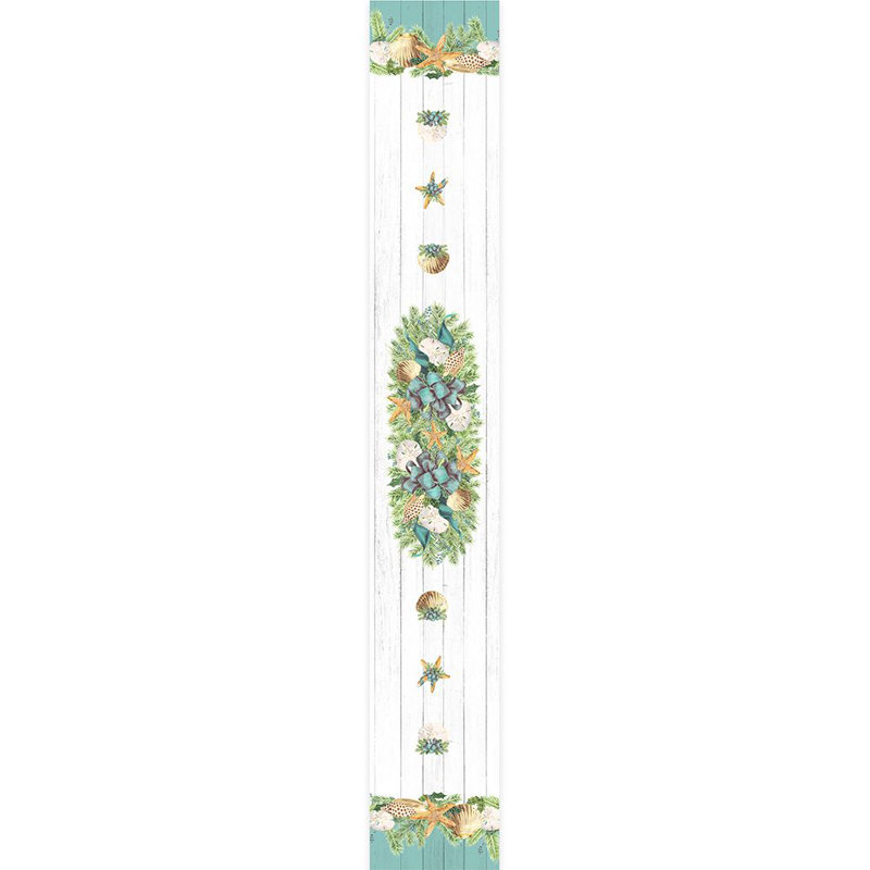  Chemin de table Christmas by the Sea, L 90 po x L 13 po