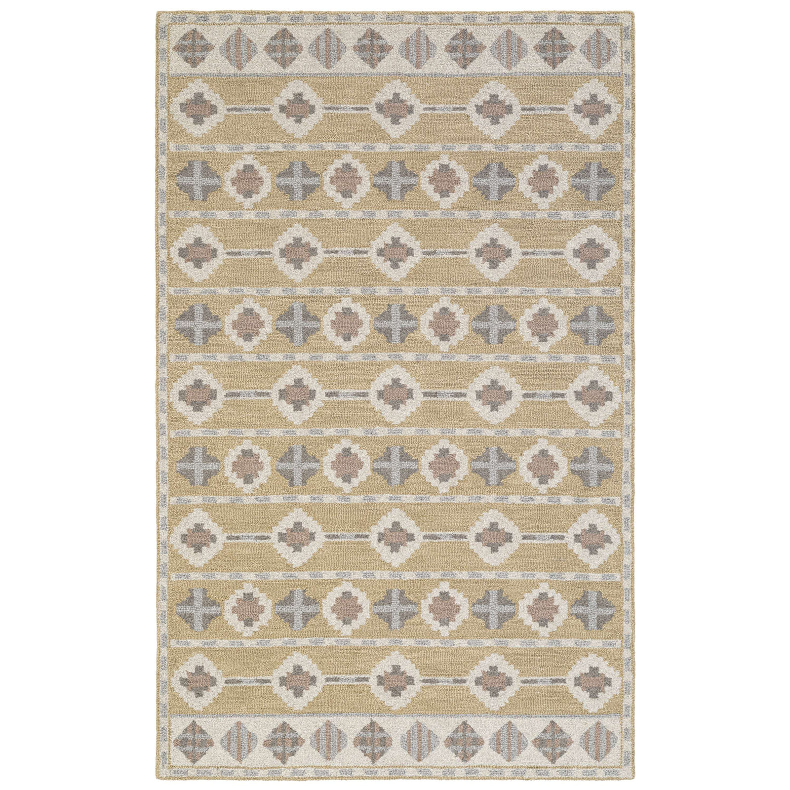 AllModern Hand Tufted Wool Quince Rug, Rectangle 3' x 5'